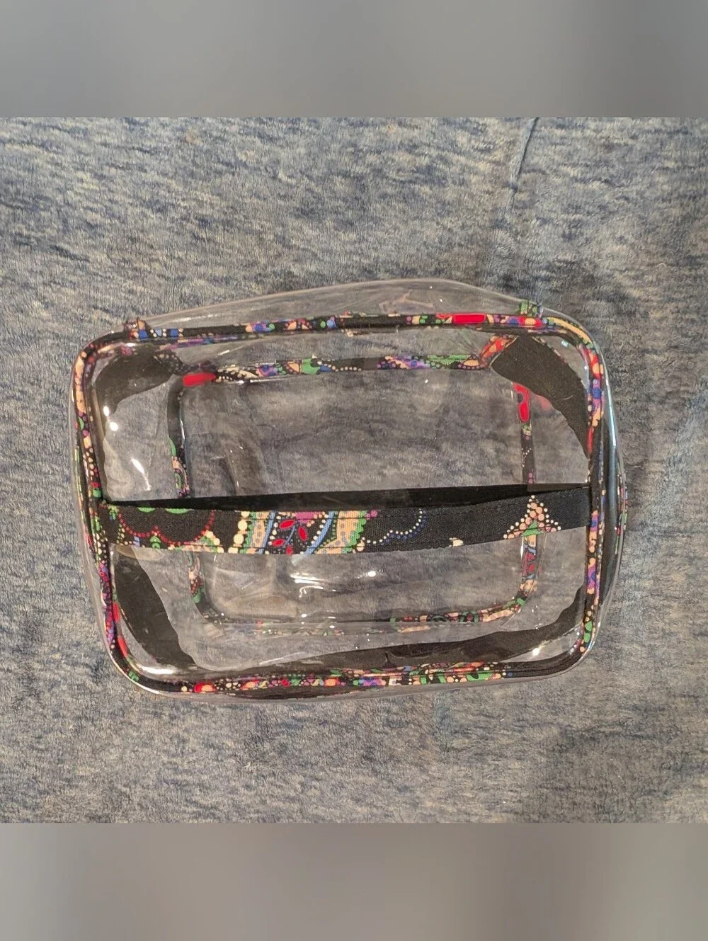 Vera Bradley transparent cosmetic